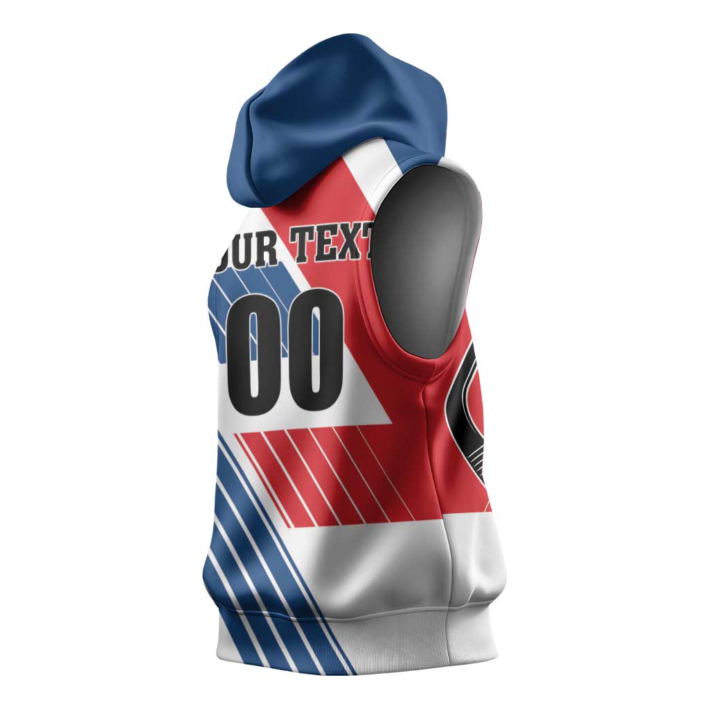 Custom Hockey 2026 Czech Republic Sleeveless Hoodie Team Czechia Go Champions - Wonder Print Shop