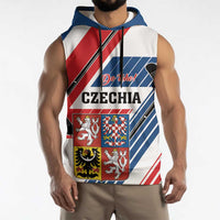 Custom Hockey 2026 Czech Republic Sleeveless Hoodie Team Czechia Go Champions - Wonder Print Shop