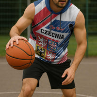 Custom Hockey 2026 Czech Republic Sleeveless Hoodie Team Czechia Go Champions - Wonder Print Shop