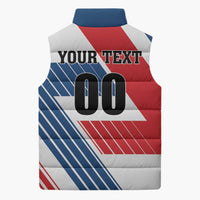 Custom Hockey 2026 Czech Republic Sleeveless Puffer Jacket Team Czechia Go Champions - Wonder Print Shop