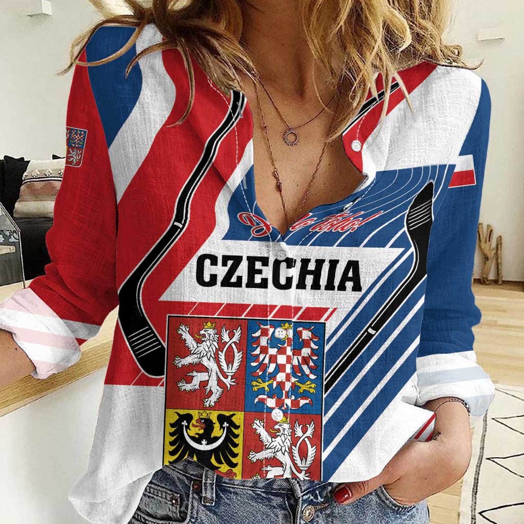 Custom Hockey 2026 Czech Republic Women Casual Shirt Team Czechia Go Champions - Wonder Print Shop