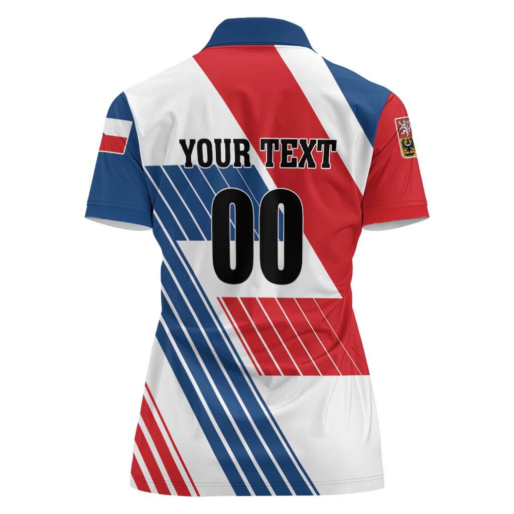 Custom Hockey 2026 Czech Republic Women Polo Shirt Team Czechia Go Champions - Wonder Print Shop
