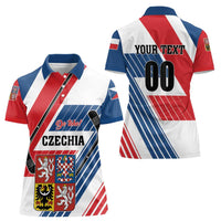 Custom Hockey 2026 Czech Republic Women Polo Shirt Team Czechia Go Champions - Wonder Print Shop