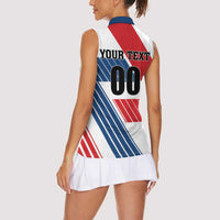 Custom Hockey 2026 Czech Republic Women Sleeveless Polo Shirt Team Czechia Go Champions - Wonder Print Shop