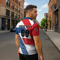 Custom Hockey 2026 Czech Republic Zipper Polo Shirt Team Czechia Go Champions - Wonder Print Shop