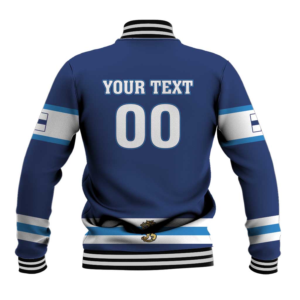 Custom Hockey 2026 Finland Baseball Jacket Finnish Leijonat Champions - Wonder Print Shop