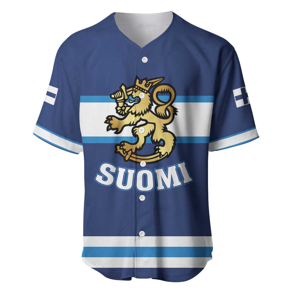 Custom Hockey 2026 Finland Baseball Jersey Finnish Leijonat Champions - Wonder Print Shop