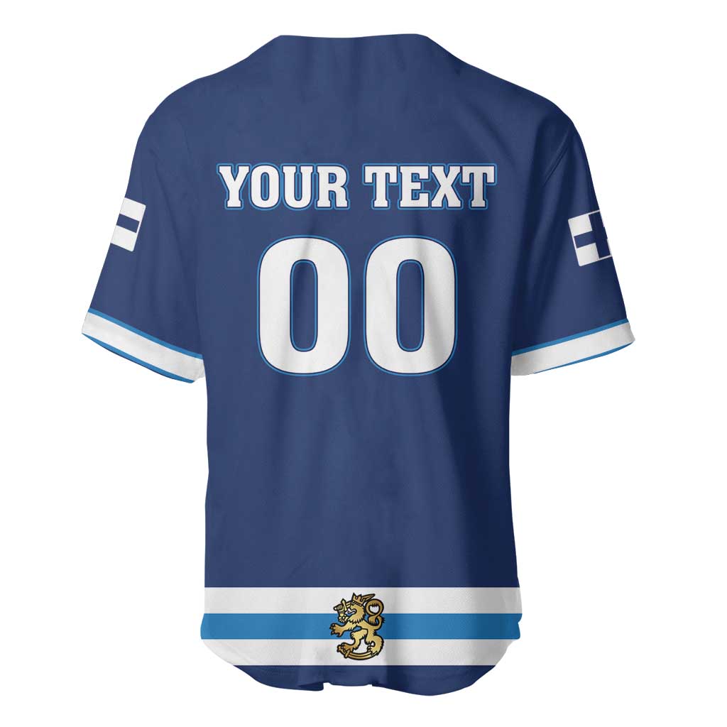Custom Hockey 2026 Finland Baseball Jersey Finnish Leijonat Champions - Wonder Print Shop