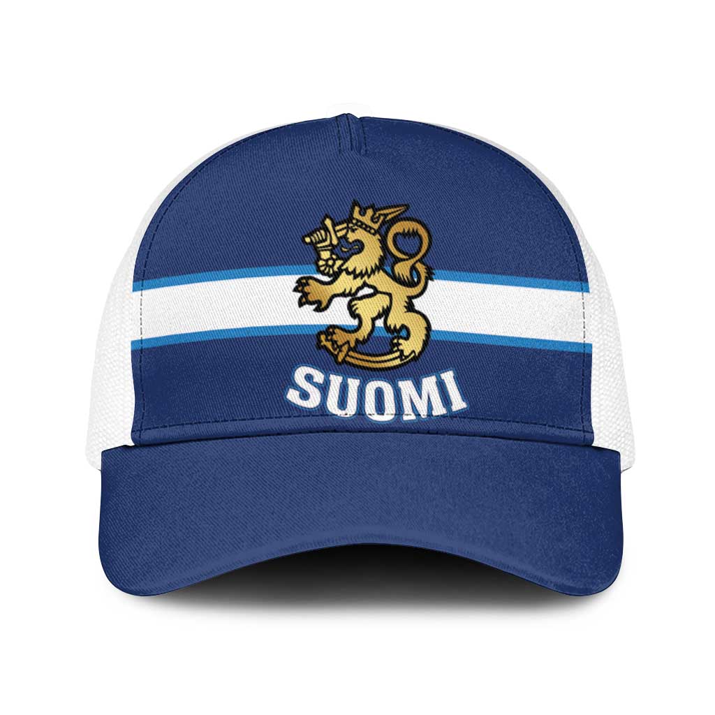 Hockey 2026 Finland Baseball Net Cap Finnish Leijonat Champions