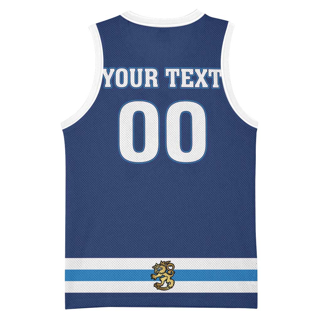 Custom Hockey 2026 Finland Basketball Jersey Finnish Leijonat Champions - Wonder Print Shop