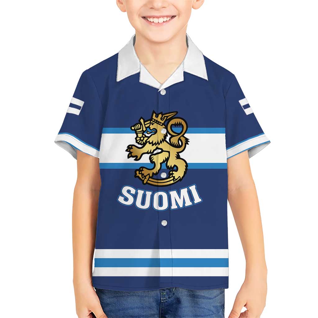 Custom Hockey 2026 Finland Hawaiian Shirt Finnish Leijonat Champions - Wonder Print Shop