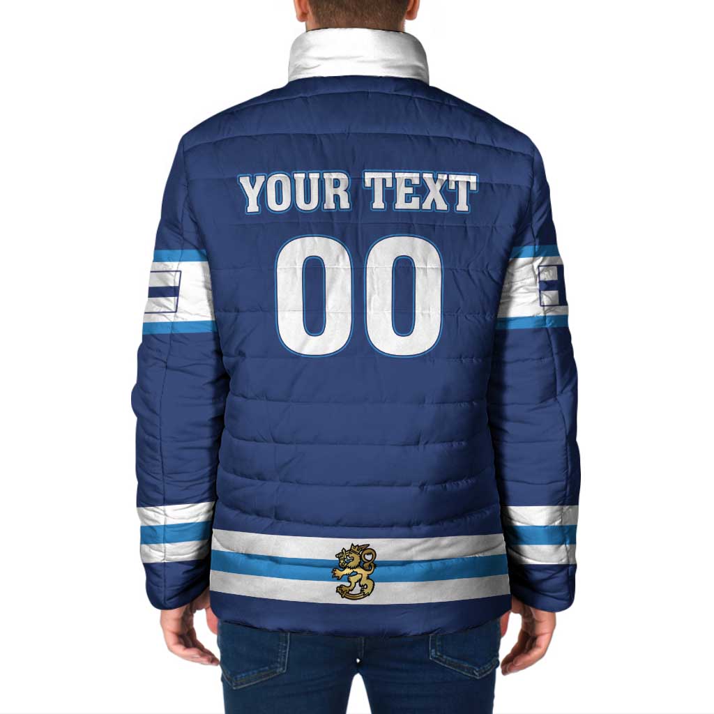 Custom Hockey 2026 Finland Padded Jacket Finnish Leijonat Champions - Wonder Print Shop