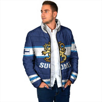 Custom Hockey 2026 Finland Padded Jacket Finnish Leijonat Champions - Wonder Print Shop