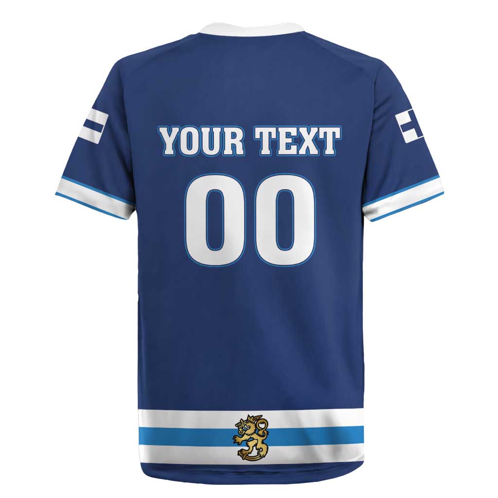 Custom Hockey 2026 Finland Rugby Jersey Finnish Leijonat Champions - Wonder Print Shop