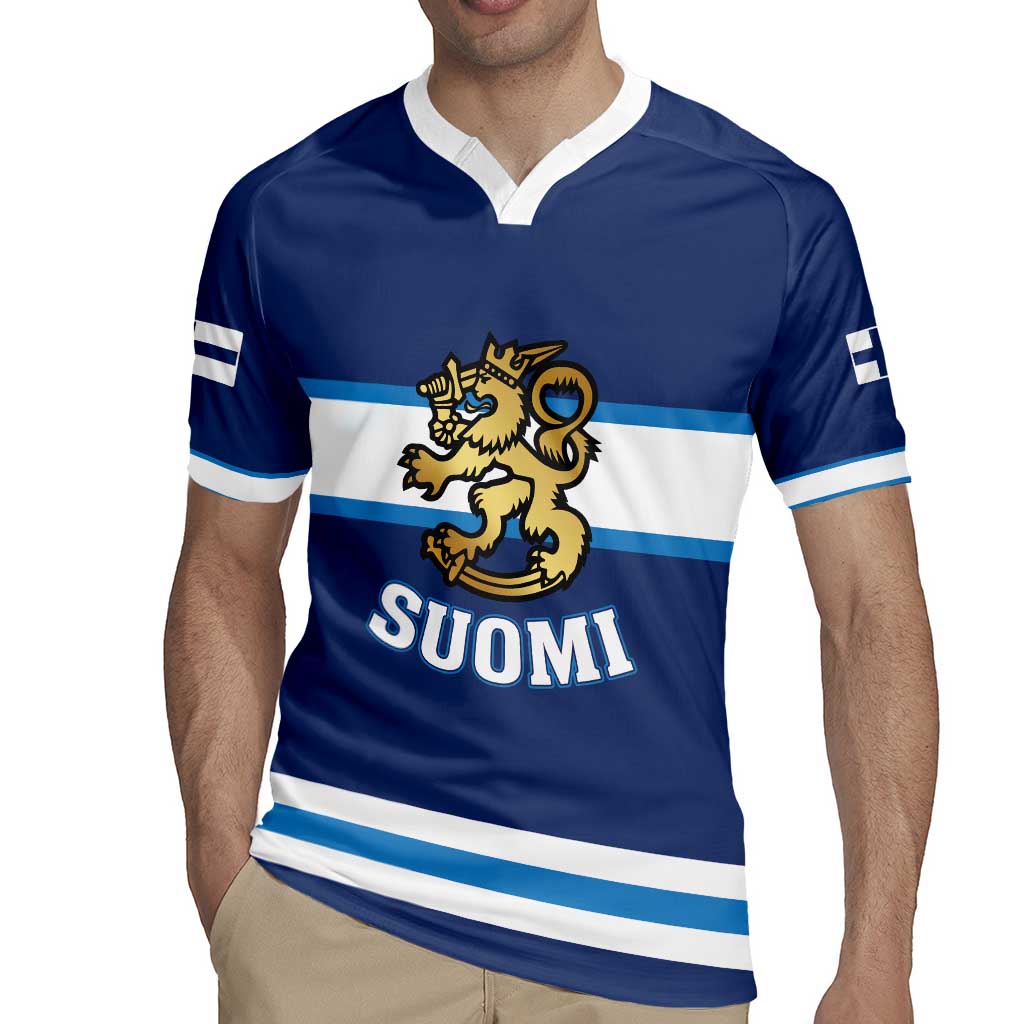 Custom Hockey 2026 Finland Rugby Jersey Finnish Leijonat Champions - Wonder Print Shop