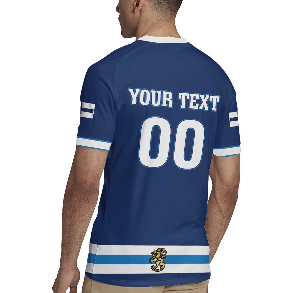 Custom Hockey 2026 Finland Rugby Jersey Finnish Leijonat Champions - Wonder Print Shop