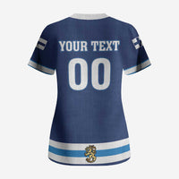 Custom Hockey 2026 Finland Scrub Top Finnish Leijonat Champions - Wonder Print Shop