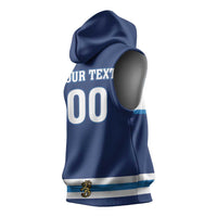 Custom Hockey 2026 Finland Sleeveless Hoodie Finnish Leijonat Champions - Wonder Print Shop