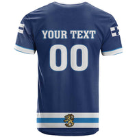 Custom Hockey 2026 Finland T Shirt Finnish Leijonat Champions - Wonder Print Shop
