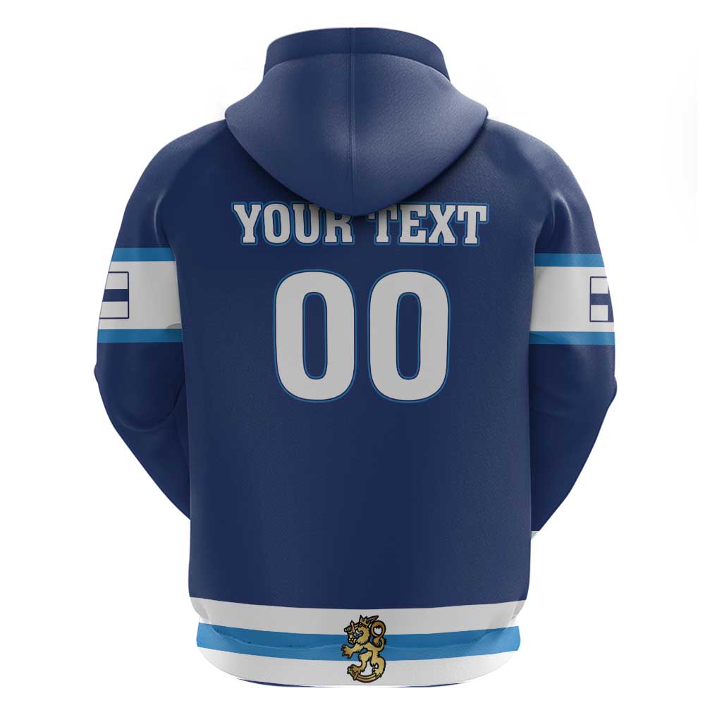 Custom Hockey 2026 Finland Zip Hoodie Finnish Leijonat Champions - Wonder Print Shop