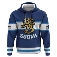 Custom Hockey 2026 Finland Zip Hoodie Finnish Leijonat Champions - Wonder Print Shop