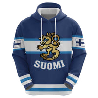 Custom Hockey 2026 Finland Zip Hoodie Finnish Leijonat Champions - Wonder Print Shop