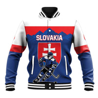 Custom Hockey 2026 Slovakia Baseball Jacket Nasi Chlapci Go Champions - Wonder Print Shop