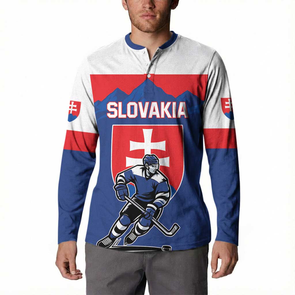 Custom Hockey 2026 Slovakia Button Sweatshirt Nasi Chlapci Go Champions - Wonder Print Shop