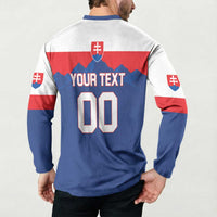 Custom Hockey 2026 Slovakia Button Sweatshirt Nasi Chlapci Go Champions - Wonder Print Shop