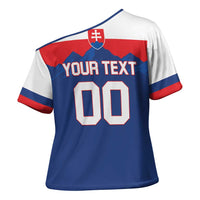 Custom Hockey 2026 Slovakia Cross Shoulder Shirt Nasi Chlapci Go Champions - Wonder Print Shop