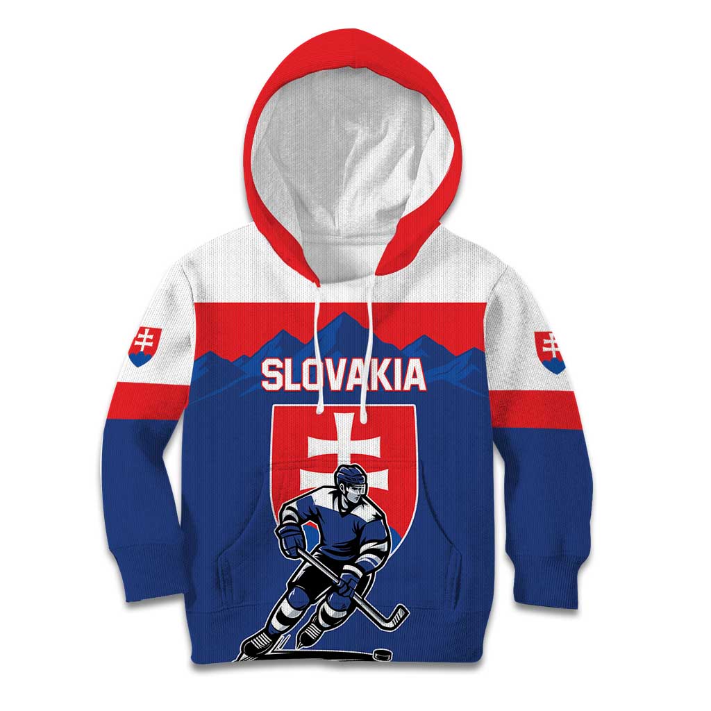 Custom Hockey 2026 Slovakia Kid Hoodie Nasi Chlapci Go Champions - Wonder Print Shop