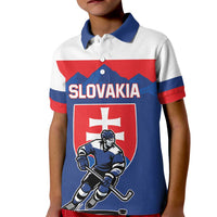 Custom Hockey 2026 Slovakia Kid Polo Shirt Nasi Chlapci Go Champions - Wonder Print Shop