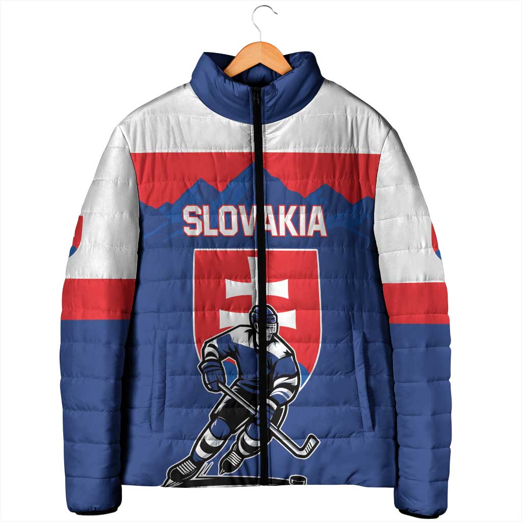Custom Hockey 2026 Slovakia Padded Jacket Nasi Chlapci Go Champions - Wonder Print Shop