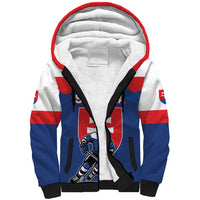 Custom Hockey 2026 Slovakia Sherpa Hoodie Nasi Chlapci Go Champions - Wonder Print Shop