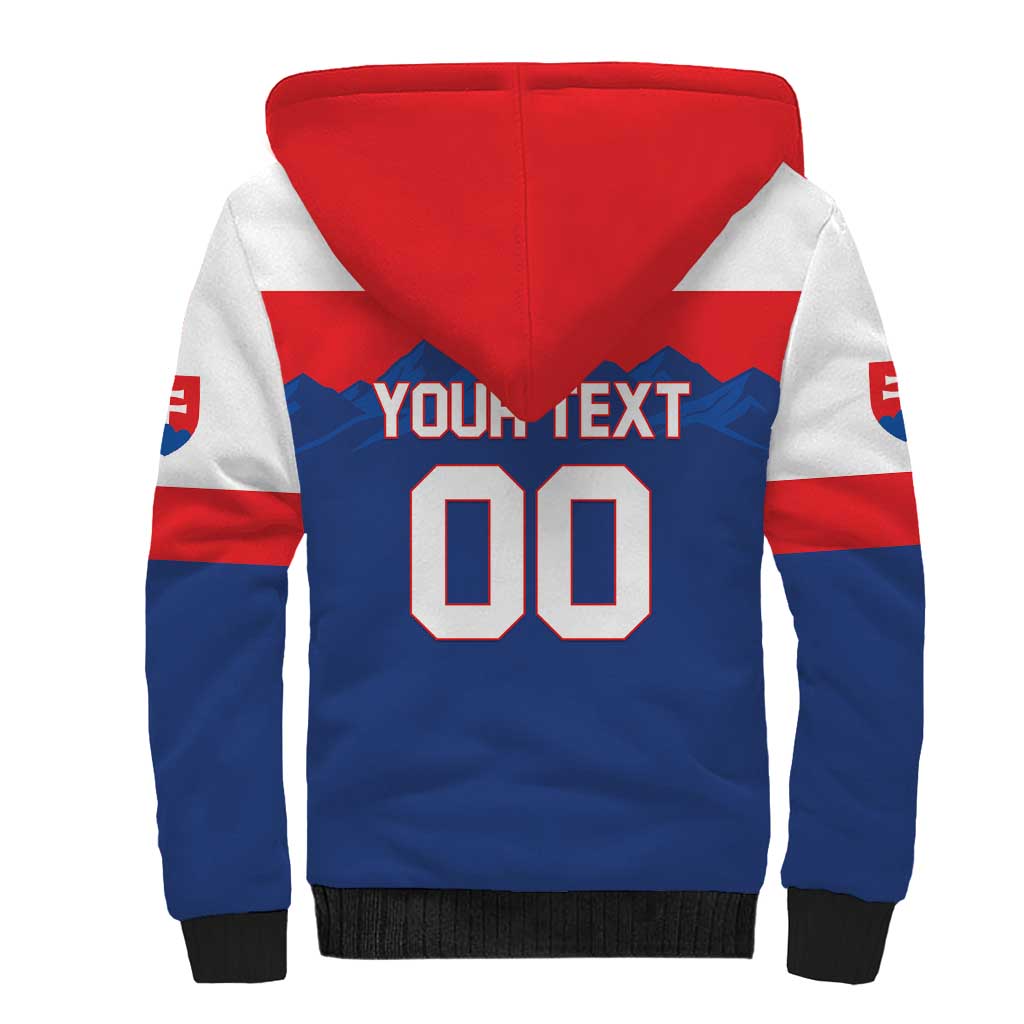 Custom Hockey 2026 Slovakia Sherpa Hoodie Nasi Chlapci Go Champions - Wonder Print Shop