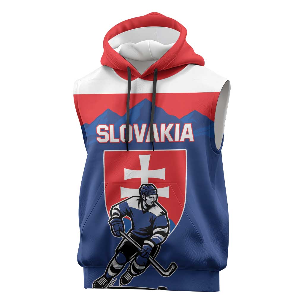 Custom Hockey 2026 Slovakia Sleeveless Hoodie Nasi Chlapci Go Champions - Wonder Print Shop