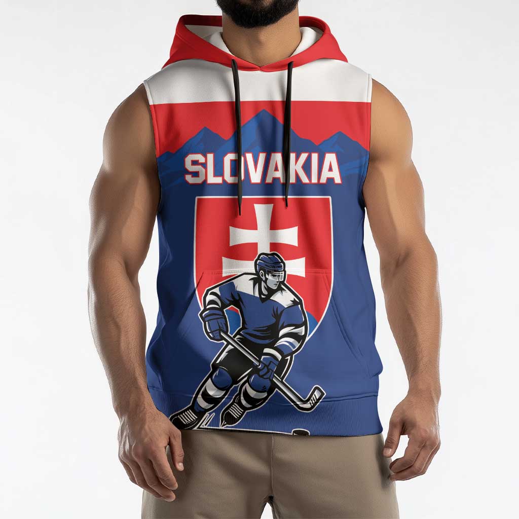 Custom Hockey 2026 Slovakia Sleeveless Hoodie Nasi Chlapci Go Champions - Wonder Print Shop