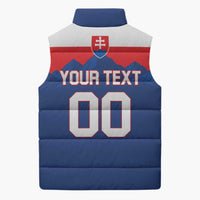 Custom Hockey 2026 Slovakia Sleeveless Puffer Jacket Nasi Chlapci Go Champions - Wonder Print Shop