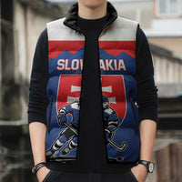 Custom Hockey 2026 Slovakia Sleeveless Puffer Jacket Nasi Chlapci Go Champions - Wonder Print Shop