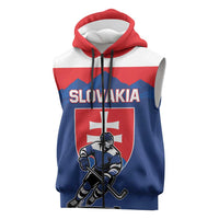 Custom Hockey 2026 Slovakia Sleeveless Zip Hoodie Nasi Chlapci Go Champions - Wonder Print Shop