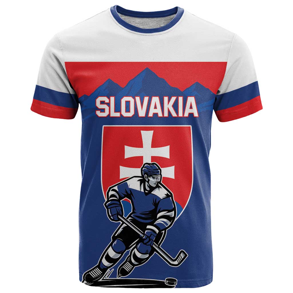 Custom Hockey 2026 Slovakia T Shirt Nasi Chlapci Go Champions - Wonder Print Shop