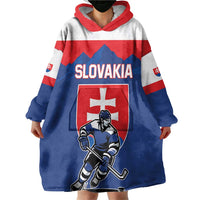 Custom Hockey 2026 Slovakia Wearable Blanket Hoodie Nasi Chlapci Go Champions - Wonder Print Shop