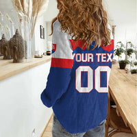 Custom Hockey 2026 Slovakia Women Casual Shirt Nasi Chlapci Go Champions - Wonder Print Shop