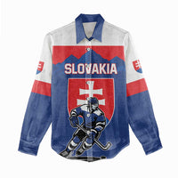 Custom Hockey 2026 Slovakia Women Casual Shirt Nasi Chlapci Go Champions - Wonder Print Shop