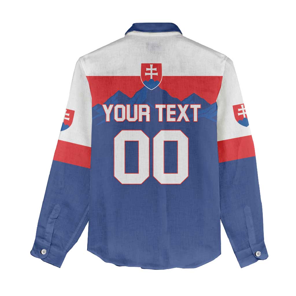 Custom Hockey 2026 Slovakia Women Casual Shirt Nasi Chlapci Go Champions - Wonder Print Shop