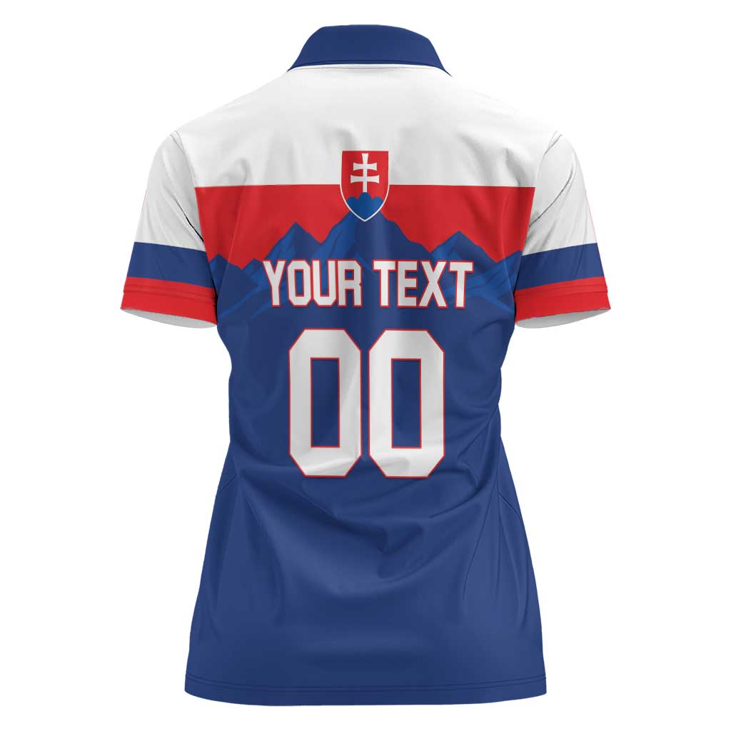 Custom Hockey 2026 Slovakia Women Polo Shirt Nasi Chlapci Go Champions - Wonder Print Shop