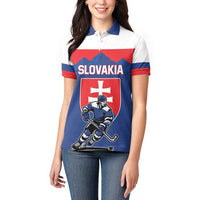 Custom Hockey 2026 Slovakia Women Polo Shirt Nasi Chlapci Go Champions - Wonder Print Shop