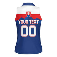 Custom Hockey 2026 Slovakia Women Sleeveless Polo Shirt Nasi Chlapci Go Champions - Wonder Print Shop