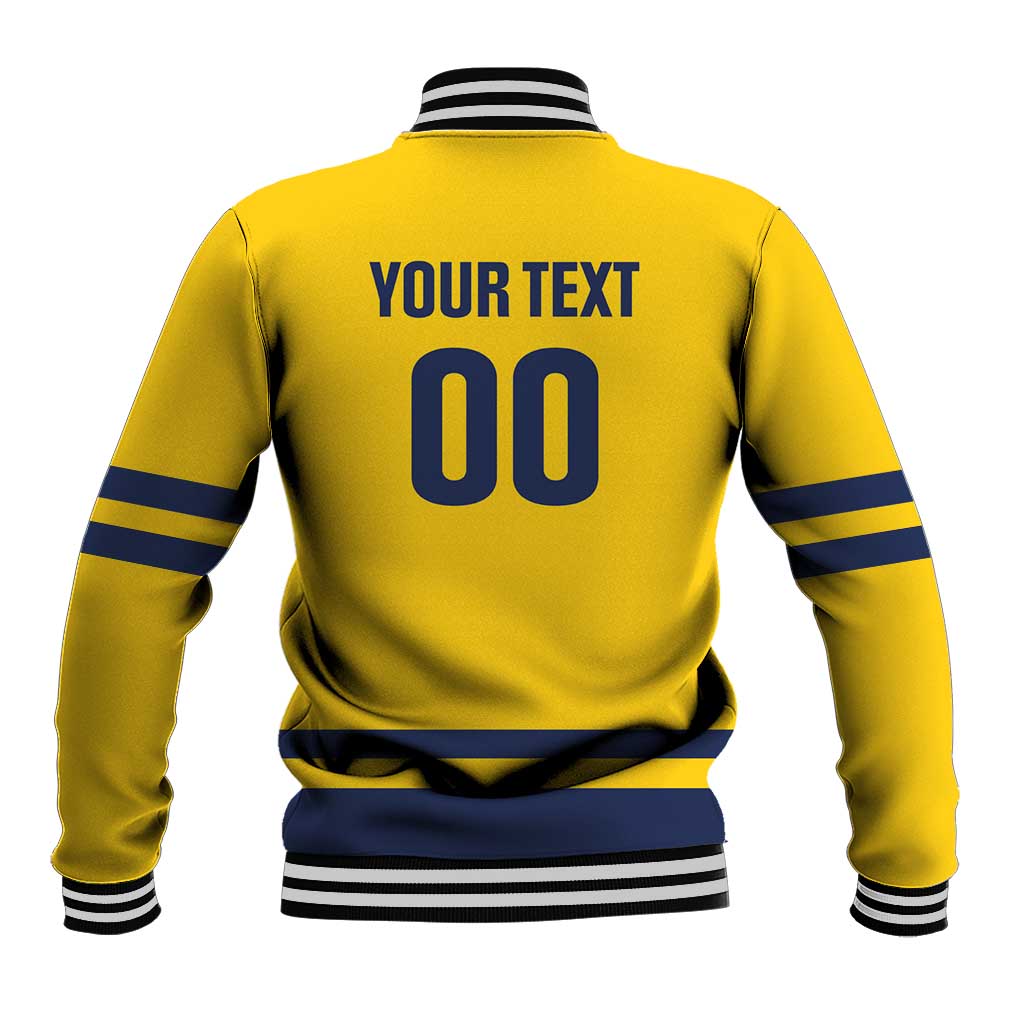 Custom Hockey 2026 Sweden Baseball Jacket Tre Kronor Go Champions - Wonder Print Shop