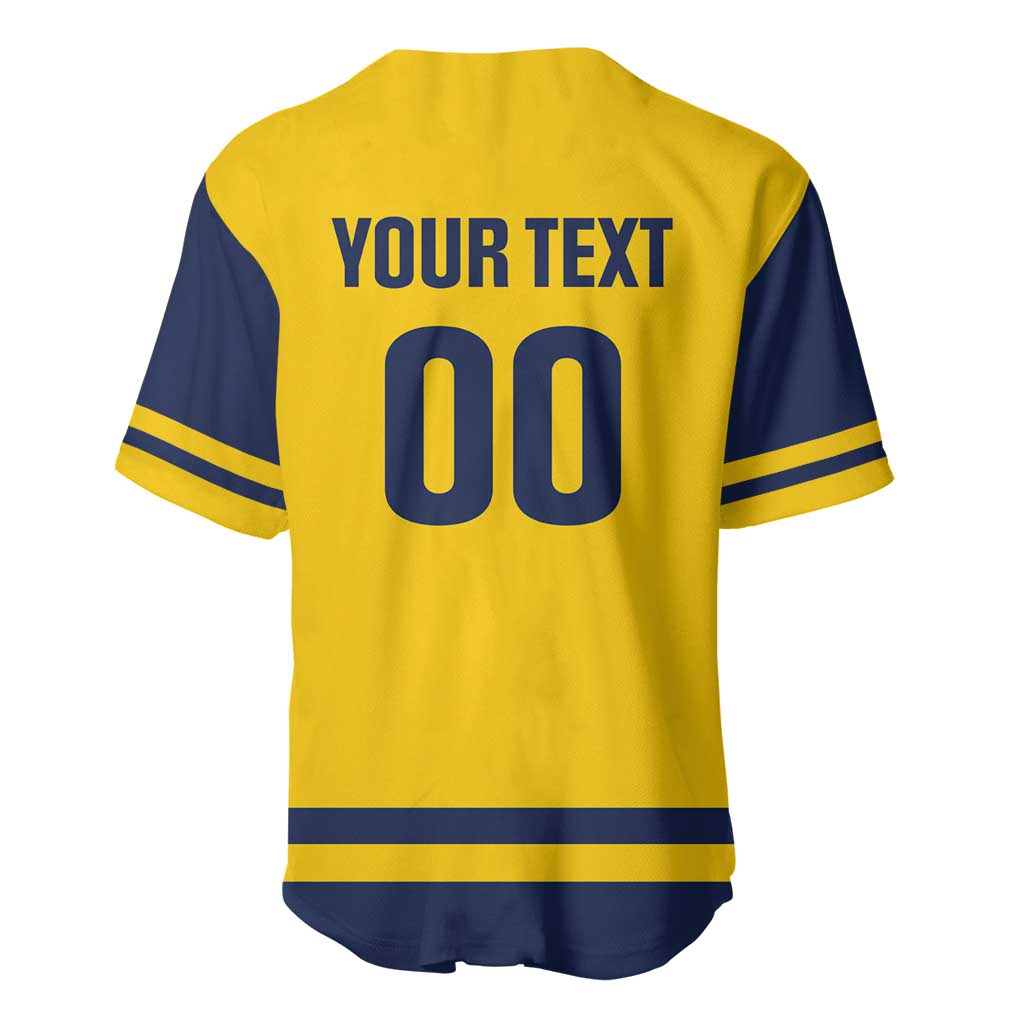Custom Hockey 2026 Sweden Baseball Jersey Tre Kronor Go Champions - Wonder Print Shop